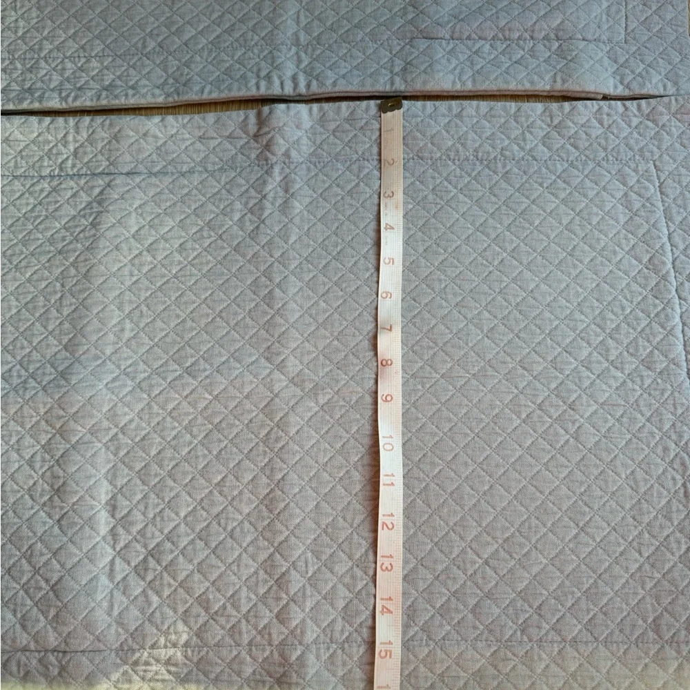 Restoration Hardware Shams Quited chambray set price firm!
